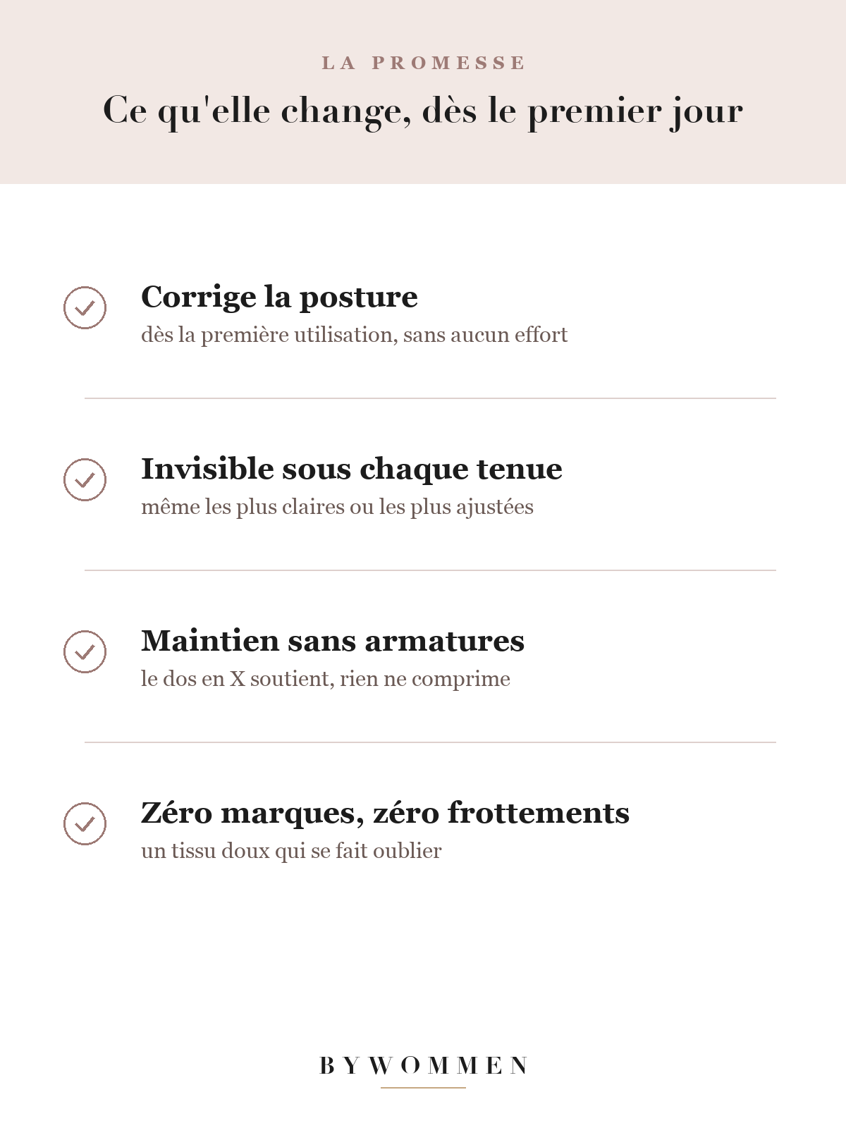Les 4 promesses de la brassière Bywommen